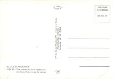 CPM Valls d Andorra Vue generale des lacets et du Grau Roig sous la neige