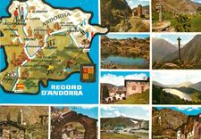 CPM Valls d Andorra Vues de Canillo et Encamp 