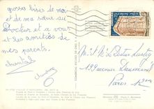 CPM Valls d Andorra Lacets de la route du Port d Envalira au fond le cirque des Pessons