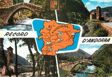 CPM Valls d Andorra Pont romanic de Saint Antoni 