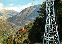 CPM Valls d Andorra Encamp Telecabina au lac d Engolasters 