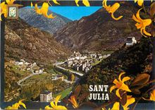 CPM Valls d Andorra Sant Julia de Loria Vue generale 