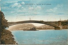 CPA Coblence Vue sur la rive gauche 