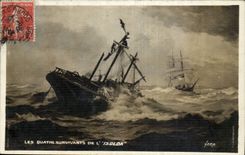 CPA four survivors of Isolda (boat ship catastrophe)