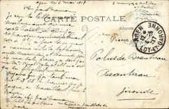 CPA Real photo Agen 18th Regiment of Hairy infantry the Gravel 1918 TOP Militaria