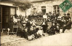 Real photo BATCH TOP Family (folklore costumes)