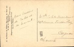 CPA co Therese of the Jesus child of the flowers under the steps of the Jesus child