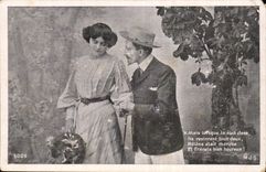 CPA Voeux Helene etait morose