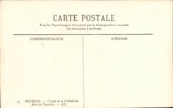 Bourges CPA Crypt of the cathedral Put at the tomb