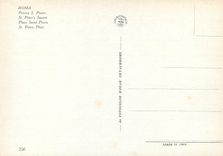 CPM Roma place saint pierre