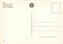 CPM Roma autel de la patrie