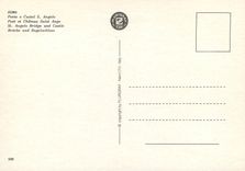 CPM Roma pont et chateau saint ange