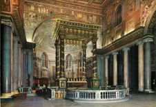 CPM Roma basiliuqe de st marie maggiore interieur
