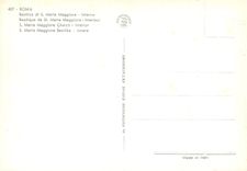 CPM Roma basiliuqe de st marie maggiore interieur