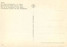 CPM Roma rue de la conciliation et sts pierre