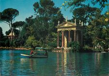 CPM Roma villa borghese le petit lac