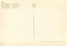 CPM Roma villa borghese le petit lac