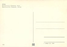 CPM Roma basilica of st clemente atrium