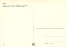 CPM Roma lower basilica of st clement narthex