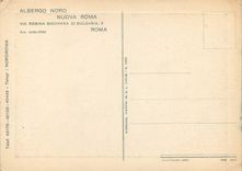 CPM Roma albergo nord Automobile