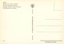 CPM Roma basilique de saint pierre (interieur)