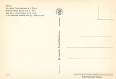 CPM Roma rue de la consilliation et st pierre