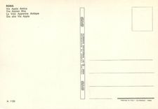 CPM Roma la voie apienne antique