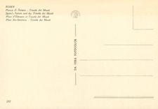 CPM Roma place d'espagne et trinita dei monli