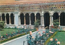 CPM Roma basilique de s paul le cloitre