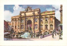 CPM Roma fontaine de trevi