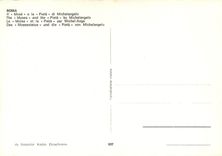 CPM Roma le moise et la pieta par michel ange