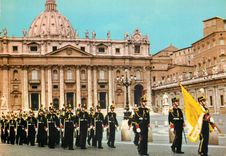 CPM Roma st pierre garde d'honner palatine Militaria