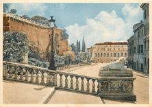 CPM Roma rue de la mer roche tarpelenne