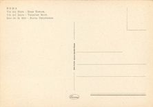 CPM Roma rue de la mer roche tarpelenne