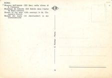 CPM Roma mosaique de l'abside (XIIe s) dans l'eglise de saint clement