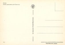 CPM Roma veduta panoramica dal gianicolo