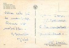 CPM Roma la fontaine de trevi