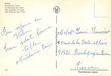 CPM Roma la fontaine de trevi