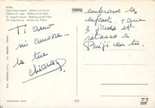 CPM Roma chateau st ange reflets sur tabre