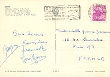 CPM Roma De l'avion Coupole de S Pietro