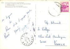 CPM Roma Le couchant du soleil sur le Tibre