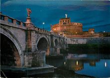 CPM Roma Pont et Chateau St Ange