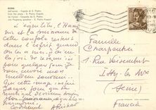 CPM Roma de l'avion Coupole de S Pietro