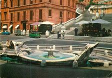 CPM Roma Fontaine du Vieux Bateau (Pietro Bernini XVII siecle)