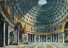 CPM Roma Interieur du Pantheon