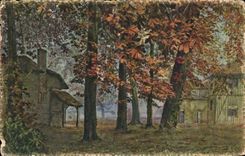 Prachten der Phantasie-CPA und Charme des Versailles-Morgens des Herbstes zum Dorfchen von Marie Antoinette