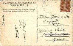 Prachten der Phantasie-CPA und Charme des Versailles-Morgens des Herbstes zum Dorfchen von Marie Antoinette