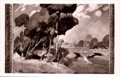 CPA Wohnzimmer von Paris Andre Lagrange der Sommer