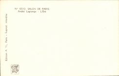 CPA Wohnzimmer von Paris Andre Lagrange der Sommer