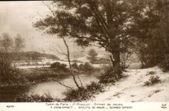 CPA Salon von Paris hat Rigolot Effet des Schnees